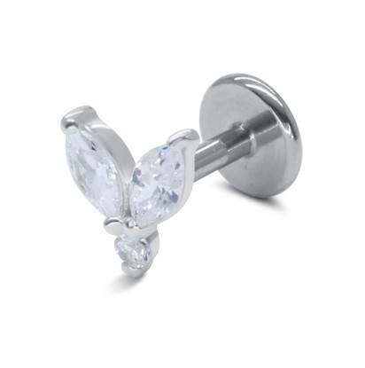 Lovely CZ Tragus Piercing TRP-2476